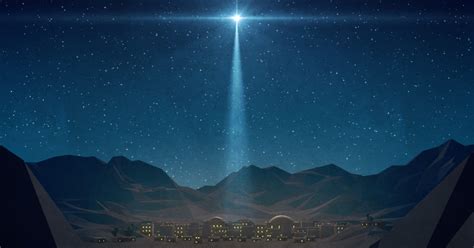 Bethlehem Night Christmas Star | Still Background