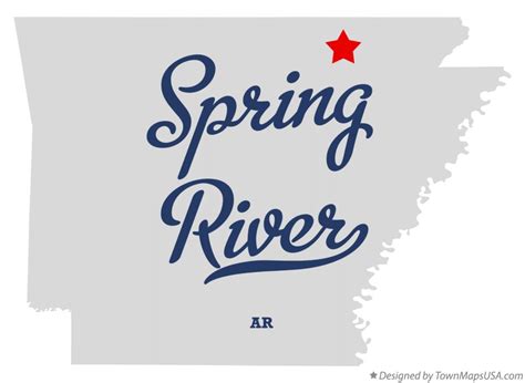 Map of Spring River, AR, Arkansas