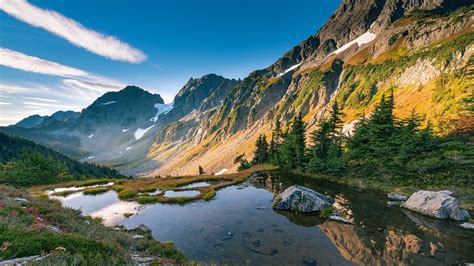 Sunrise at the Cascade Pass (North Cascades National Park) wallpaper ...