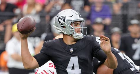 Raiders Rookie QB Aidan O'Connell Electrifies Fans in NFL Preseason ...