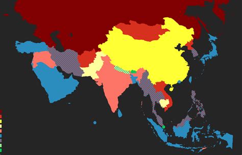 The Cold War in Asia : MapPorn