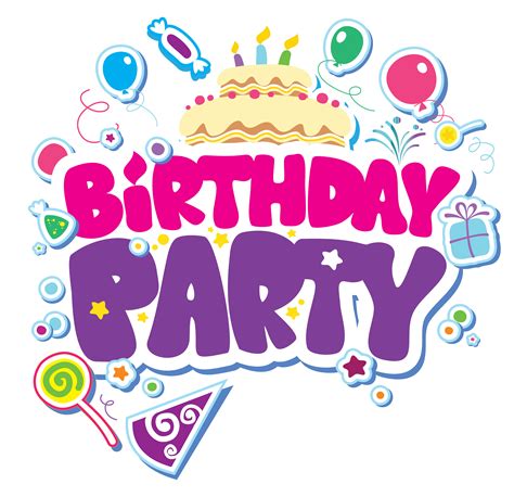 Birthday party clipart - Clipground