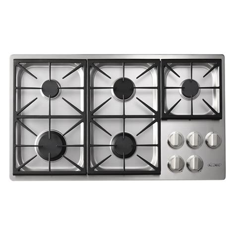 Dacor - Heritage 36" Gas Cooktop - Stainless steel at Pacific Sales