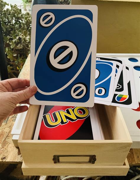 Giant Uno Playing Cards game classic gift kids family jumbo | Etsy ...