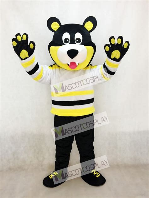 Estevan Bruins Bear Ice Hockey Mascot Costume