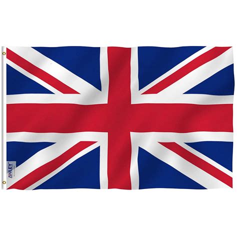 Anley 3x5 Foot United Kingdom UK Flag - British National Flags ...