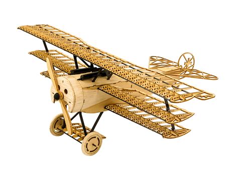 DW Fokker DR1 Triplane 1/18 Scale Static Balsa Model Kit