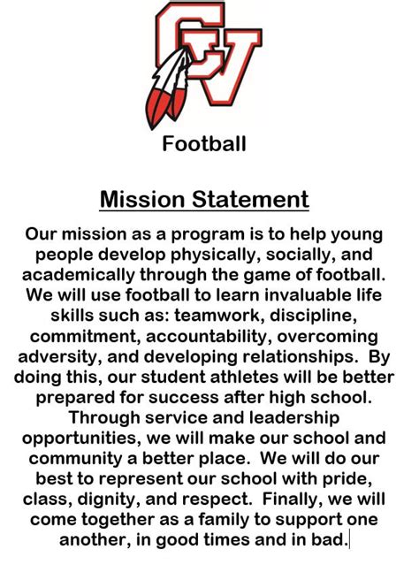 Mission Statement and Core Values - The Official Site of Chippewa ...