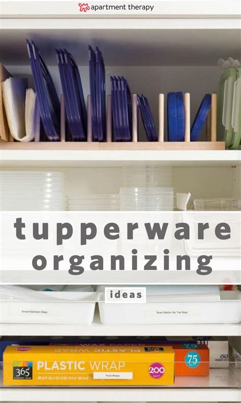 7 Clever Ways to Organize Tupperware and Food Storage Containers | Does ...