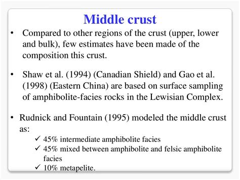 Composition of the continental crust