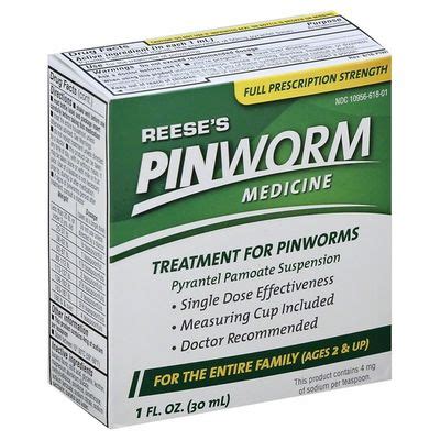 Reese's Pinworm Medicine, Full Prescription Strength (1 oz) Delivery or ...