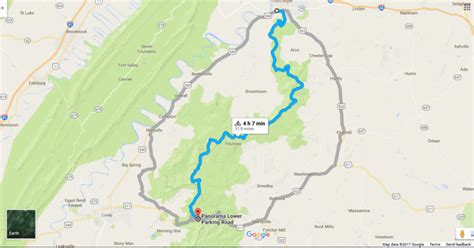 Skyline Drive Map Printable