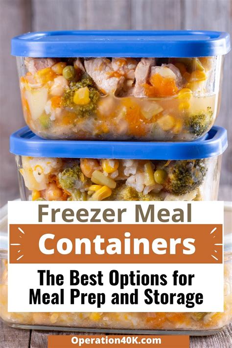 Freezer Meal Containers: The Best Options for Meal Prep and Storage ...