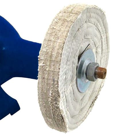 8 Inch 3450 RPM Bench Grinder Long Shaft Buffer Polisher Grinding Wheel ...