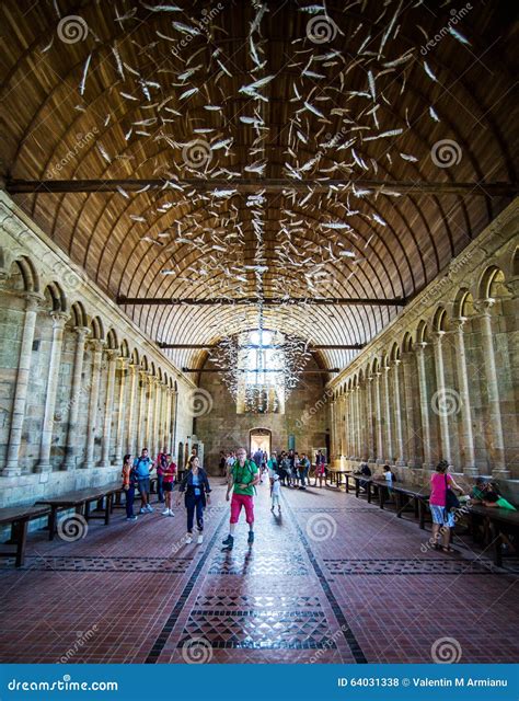 Mont Saint Michel Abbey Interior Editorial Image | CartoonDealer.com ...