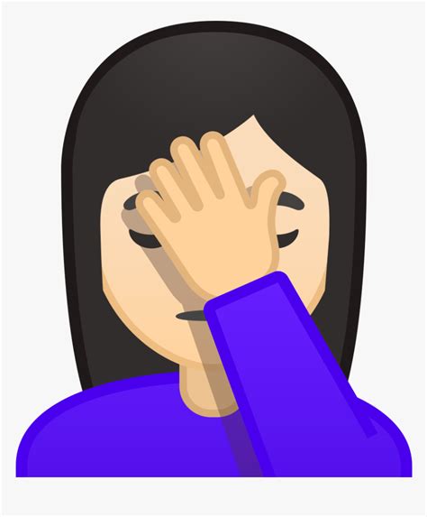 Transparent Facepalm Emoji - Slap In Face Emoji, HD Png Download ...