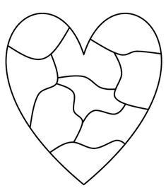 Printable My Heart Map Template - negarakujobs