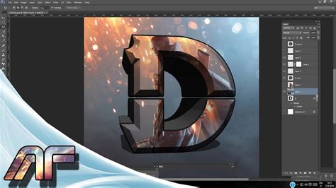 Photoshop 3D LOGO Tutorial - YouTube