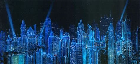 Gotham City Skyline (BnR) Concept Art by FrankDixon on DeviantArt