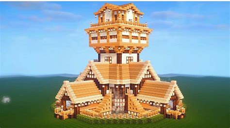 #Large Survival House | Minecraft gebouwen, Minecraft creaties ...