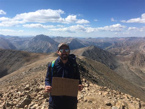 Hiked Mt. Elbert, the summit with the highest elevation in CO, this ...