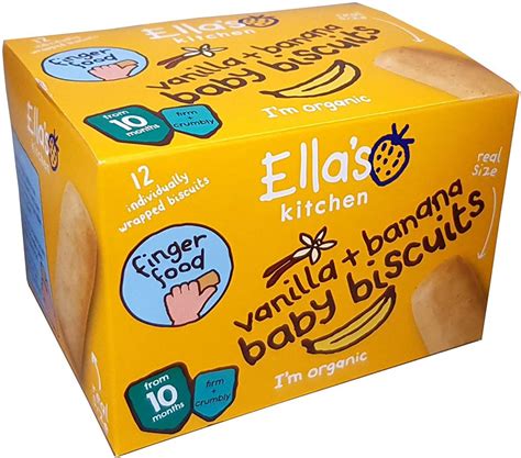 Banana + Vanilla Baby Biscuits 9g | Votre Pote Age