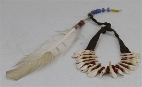 Native American Bear Teeth Necklace