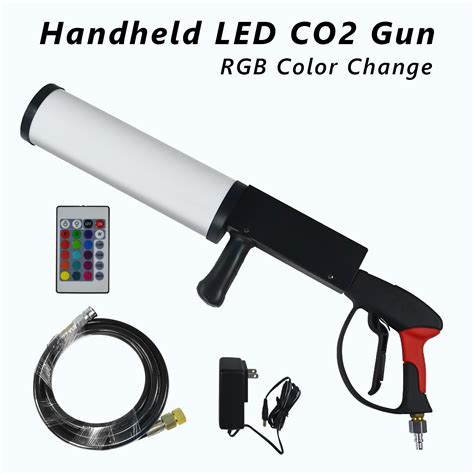 CO2 Air Gun w/ LED Hold Bar DJ Gun Stage Performance Back Type RGB ...