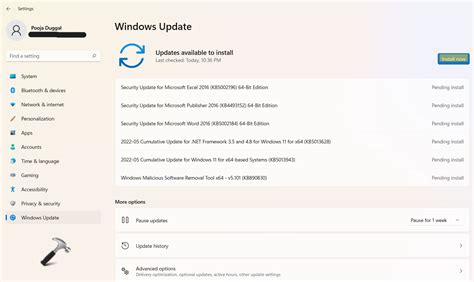 How to Check for Updates in Windows 11