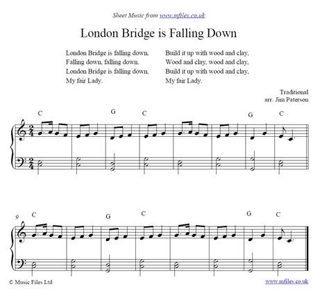 London Bridge is Falling Down: a traditional Children's Song - download ...