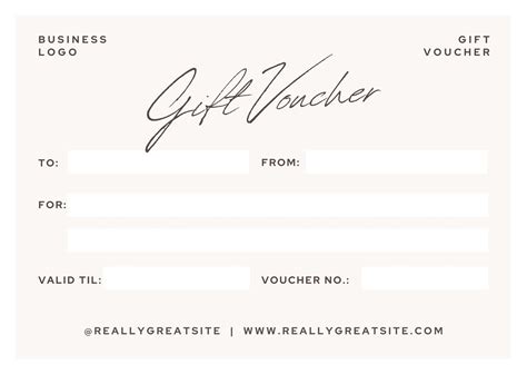 Create A Gift Certificate Template