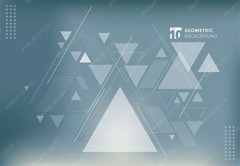 Geometric Triangle Composition Pattern Graphic by phochi · Creative Fabrica