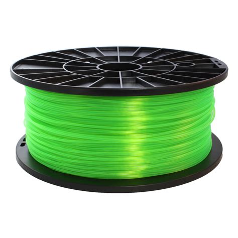 PLA Ø 1.75 mm green 1 kg filament for 3D printer - 3D24.eu