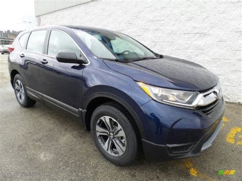 2017 Obsidian Blue Pearl Honda CR-V LX AWD #119553126 Photo #15 ...