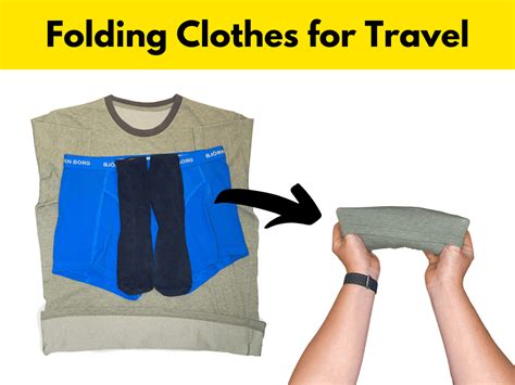 How to Fold Clothes for Packing: Neat and Small (Photos + Videos ...