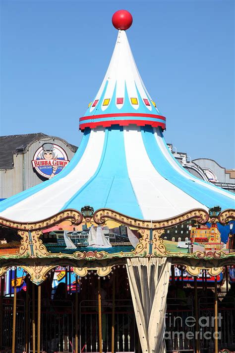 The Pier 39 Carousel San Francisco California 5D26100 Photograph by ...