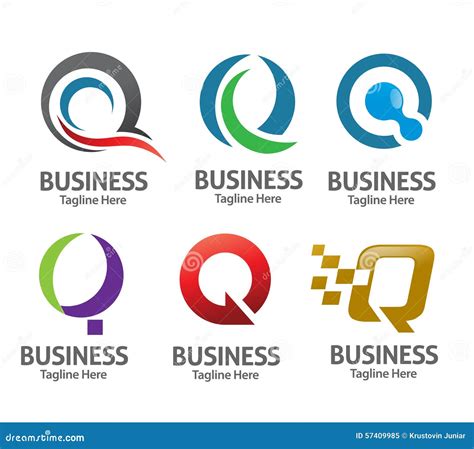 Letter Q Logo Vector Set Stock Illustrations – 1,581 Letter Q Logo ...