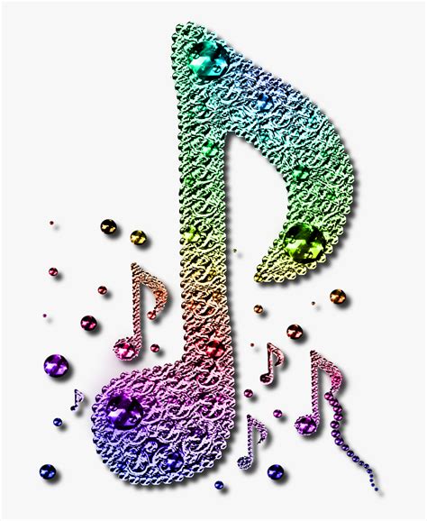 Multi Coloured Plated Musical Notes Design 5 By Jssanda - Color Musical ...