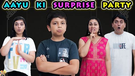 AAYU KI SURPRISE BIRTHDAY PARTY | Celebration vlog with family | Aayu ...