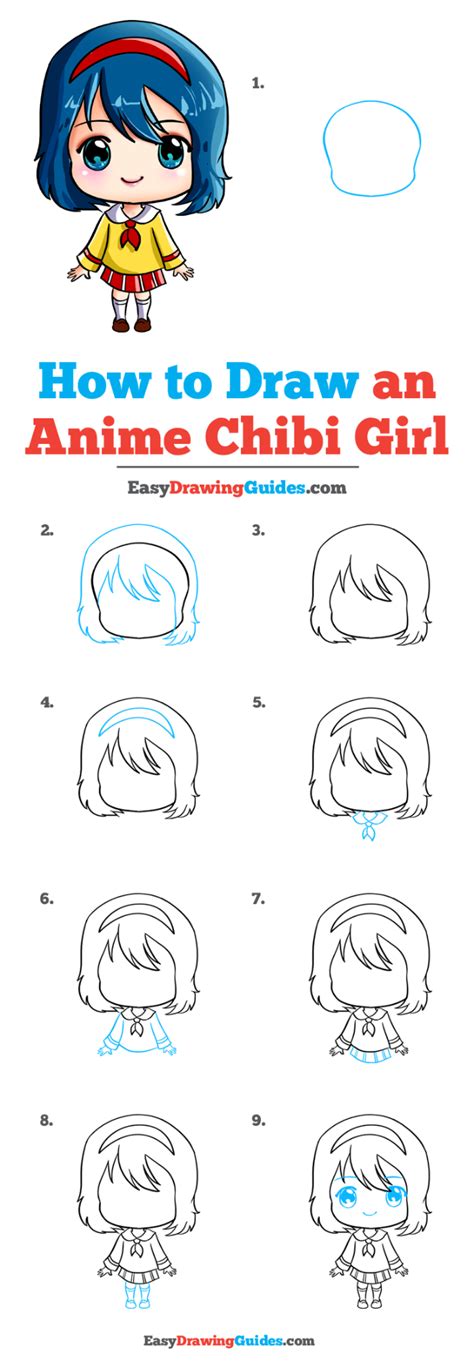 Anime Art Step By Step / HOW TO DRAW ANIME - HOW TO DRAW A GIRL EASY ...