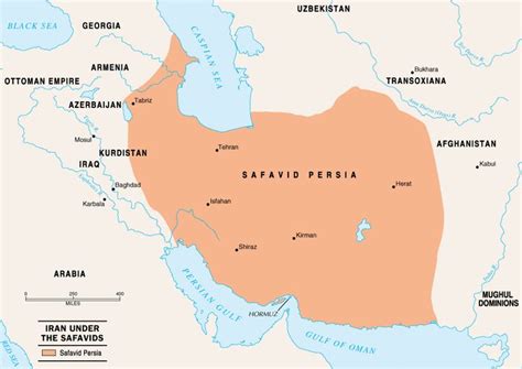 Safavid Empire Map