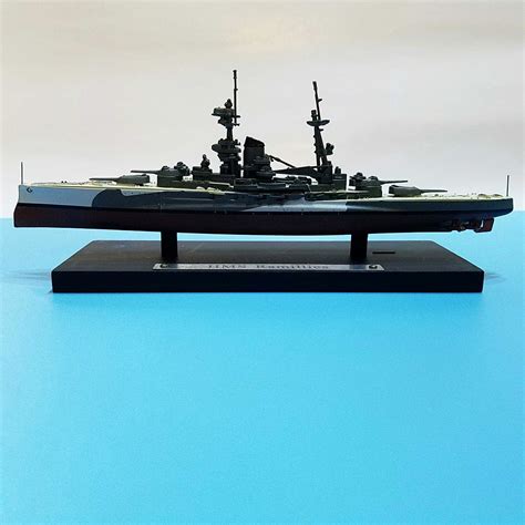 WWII BRITISH HMS Ramillies 1/1250 diecast model ship Atlas | eBay