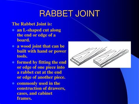 PPT - RABBET JOINT PowerPoint Presentation, free download - ID:1708619