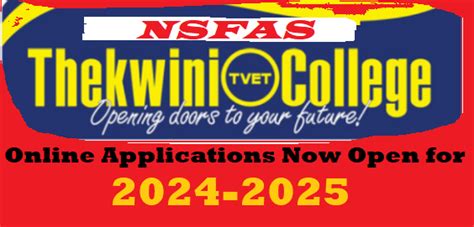 Thekwini TVET College NSFAS Application Form Online 2024-2025 - Apply ...