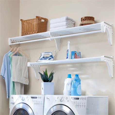 Buy EZ Shelf - DIY Expandable Organizer Shelves for Laundry & Utility ...