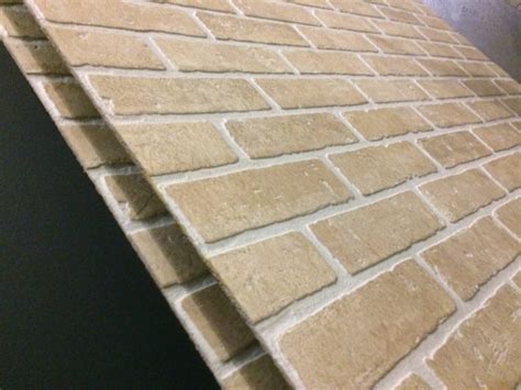 DIY: How to make a faux brick wall with textured panels