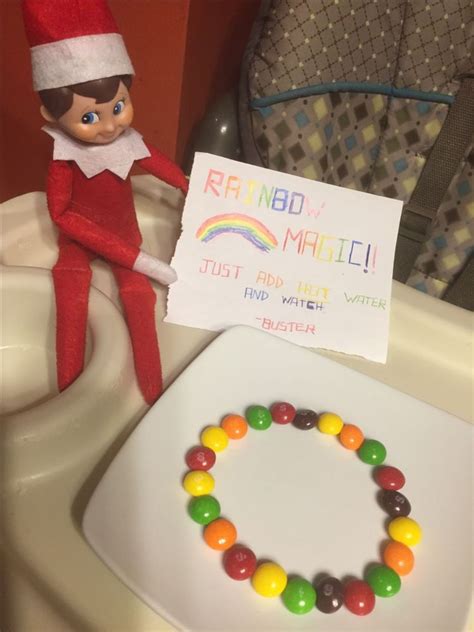 Elf On The Shelf Skittles Rainbow Printable