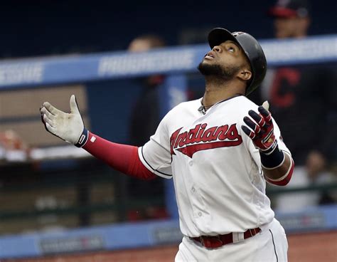 Cleveland Indians' Carlos Santana shines in a game that ended not once ...