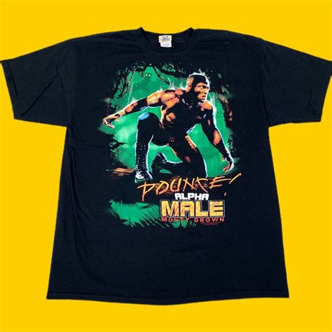 Vintage Vintage 2004 Liquid Blue Monty Brown Alpha Male WWE t-shirt ...