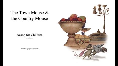 The Town Mouse & The Country Mouse | Aesop Fable - YouTube